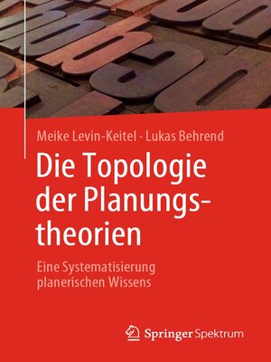 cover image of Die Topologie der Planungstheorien